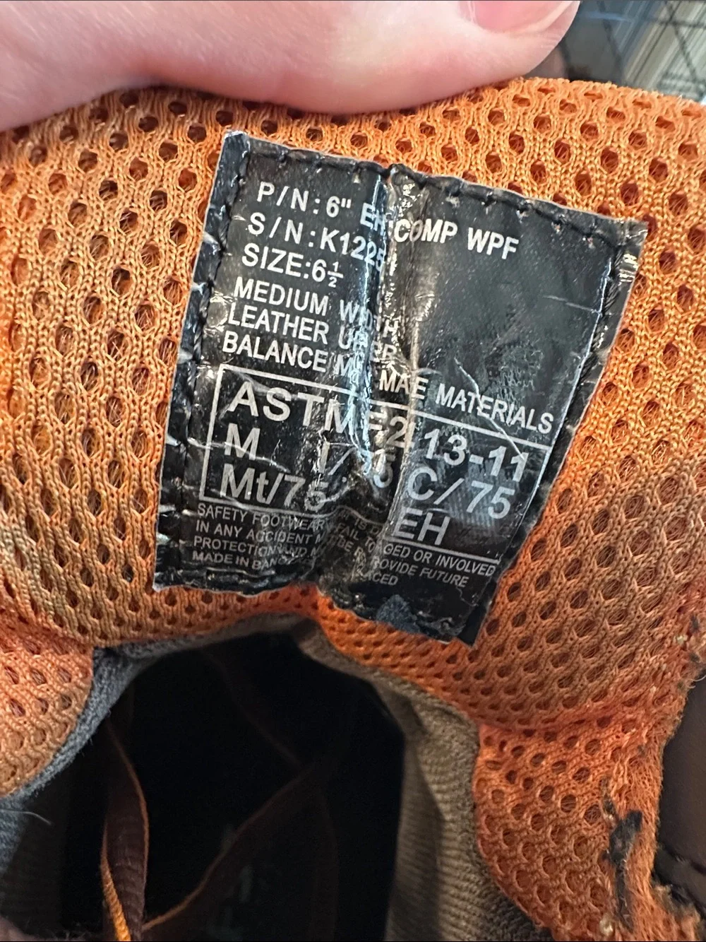 Well Worn Hytest Steel Toe Boots